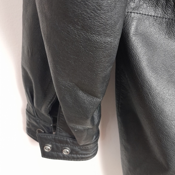 💥 EUC Men's Midway Genuine Leather Jacket, Medium - Picture 7 of 11